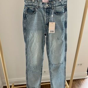 Revive Denim Back Slit Jeans